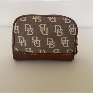 Vintage Dooney & Bourke small makeup bag